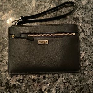 Kate Spade Staci Medium Wristlet- Black